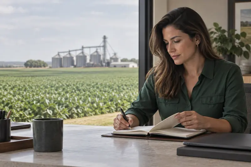 Contexto empresarial de uma operação agrícola brasileira.